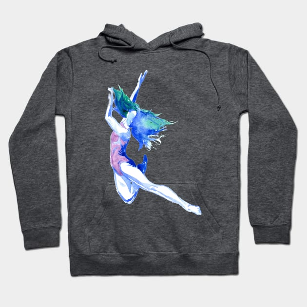 Sky's the limit! Dancer Hoodie by HaleyHowardArt